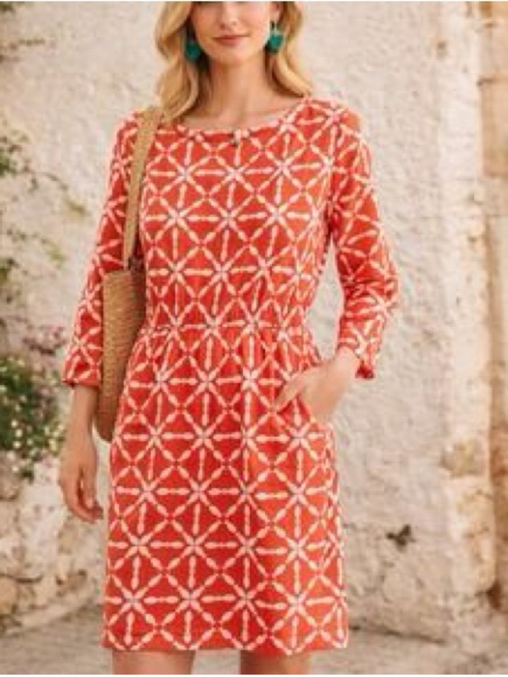 NWT Boden coral dress